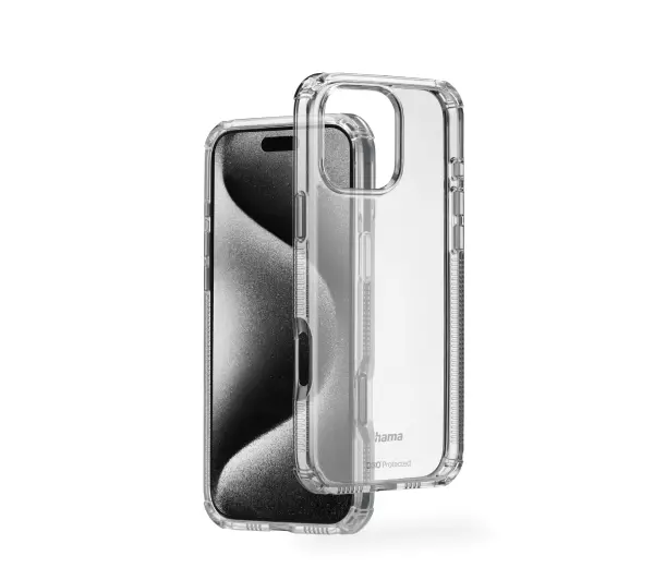 Etui HAMA Extreme Protect MagCase D30 do Apple iPhone 16 Pro Max Przezroczysty
