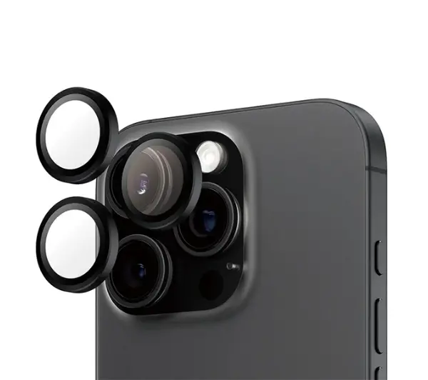 PanzerGlass Hoops Camera Lens Protector do iPhone 16 Pro Czarny
