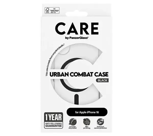 PanzerGlass Flagship Case MagSafe do iPhone 16 Czarny