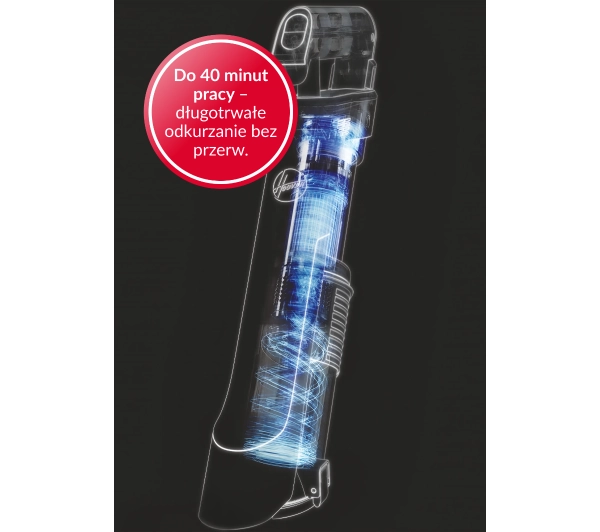 Hoover HF2 HF210P 011 40min Wymienny akumulator Mini elektroszczotka - Kup na Raty - RRSO 0%