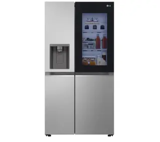 LG SBS InstaView GSGV80PYLL Funkcje AI Pełny No Frost 179cm Dystrybutor wody Komora świeżości Zdalne sterowanie Srebrny - TRZECI -55%, ALBO 5-TY ZA 1ZŁ - Kup na Raty - RRSO 0%