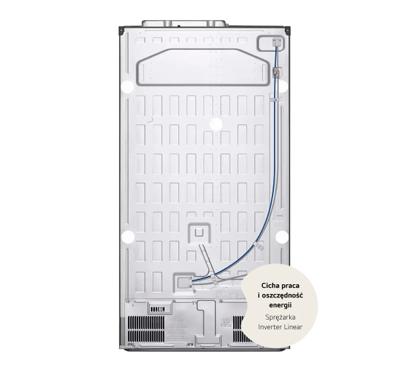LG SBS InstaView GSGV80PYLL Funkcje AI Pełny No Frost 179cm Dystrybutor wody Komora świeżości Zdalne sterowanie Srebrny - TRZECI -55%, ALBO 5-TY ZA 1ZŁ - Kup na Raty - RRSO 0%