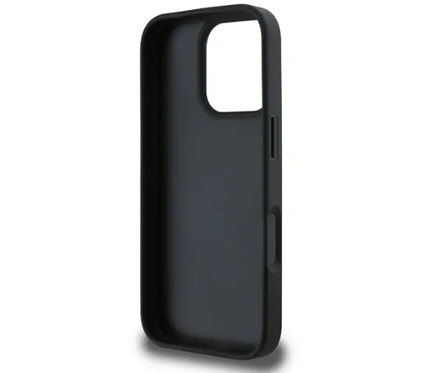 DKNY Checkered Pattern & Printed Stripes do iPhone 16 Pro Max Czarny