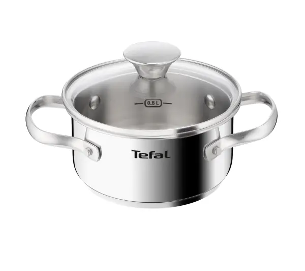 Garnki - Tefal Minis H8743155 Indukcja Stal nierdzewna