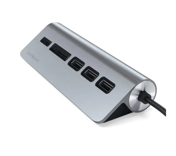 Satechi ST-TCHCRM USB-C Combo Hub Szary