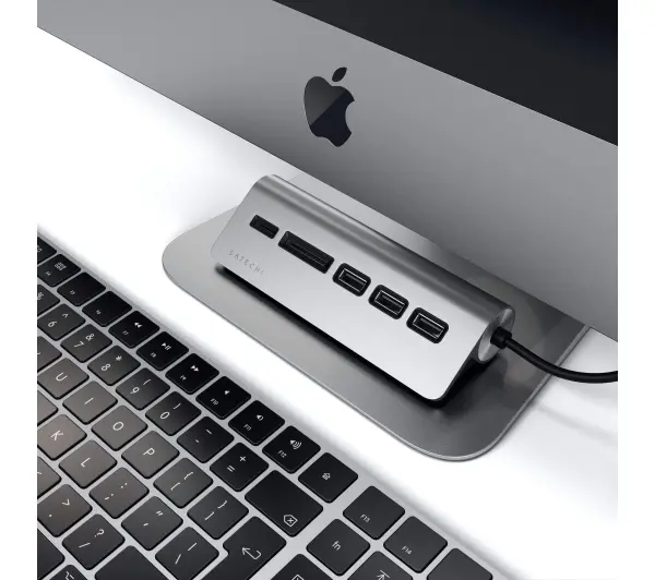 Satechi ST-TCHCRM USB-C Combo Hub Szary