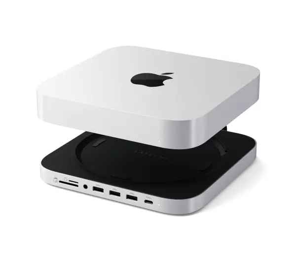 Satechi ST-GMMSHS Stand and Hub dla Mac Mini Srebrny - Kup na Raty - RRSO 0%