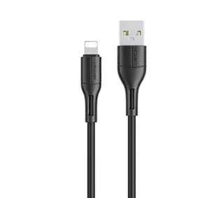 USAMS USB do Lightning 2A Fast Charge 1m Czarny