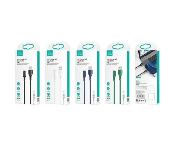 USAMS USB do microUSB 2A 1m Zielony