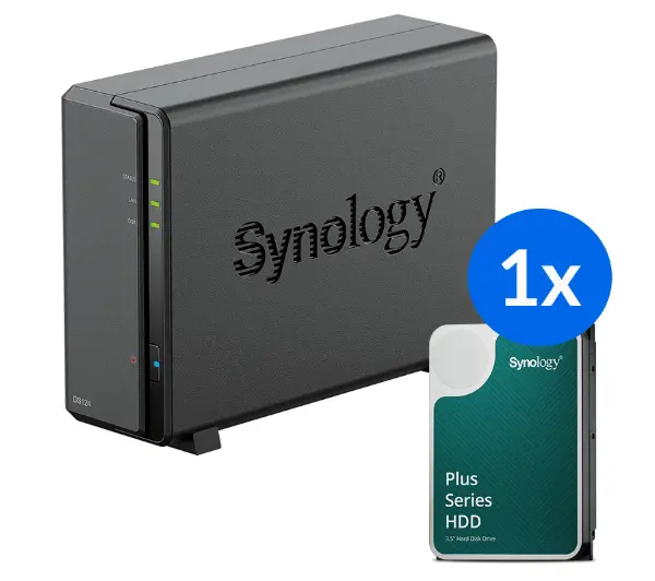 Synology DS124-6T-00-1 Czarny