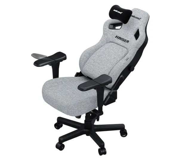 Anda Seat Kaiser 4 L Gamingowy do 120kg Tkanina Szary - Kup na Raty - RRSO 0%