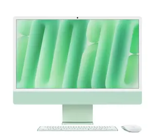 Apple iMac Retina 4.5K M4 10-rdzeni 23,5" 16GB RAM 256GB Dysk SSD macOS Zielony - Kup na Raty - RRSO 0%