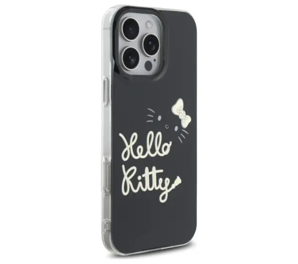 Hello Kitty IML Golden Diva MagSafe do iPhone 16 Pro Max Czarny