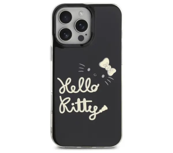Hello Kitty IML Golden Diva MagSafe do iPhone 16 Pro Max Czarny