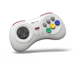 8BitDo M30 Bluetooth Wireless do PC, Nintendo Switch, Android Bezprzewodowy	Biały