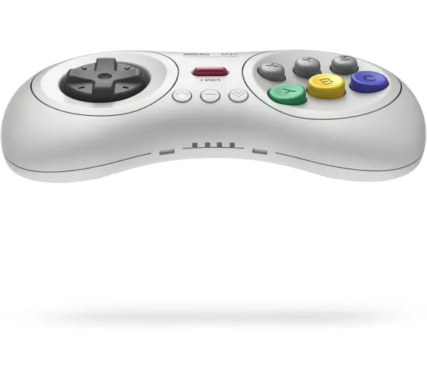 8BitDo M30 Bluetooth Wireless do PC, Nintendo Switch, Android Bezprzewodowy	Biały