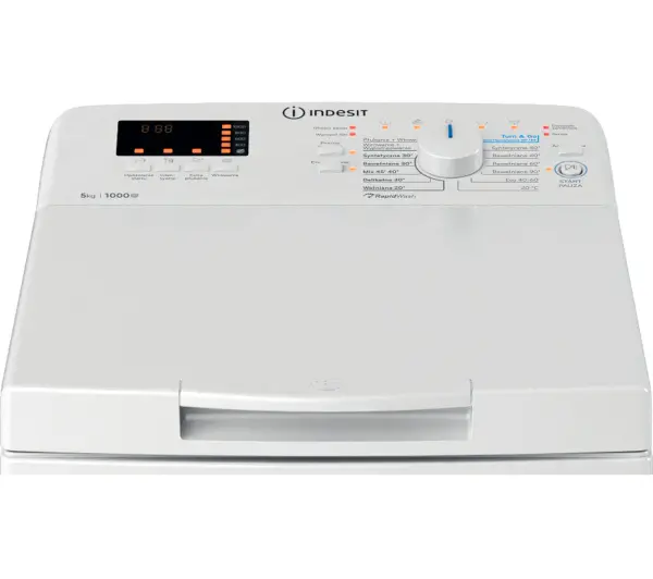 Indesit BTW S50400 PL/N 5kg 1000obr/min - TRZECI -55%, ALBO 5-TY ZA 1ZŁ - Kup na Raty - RRSO 0%