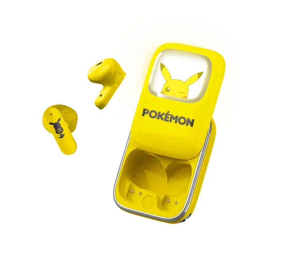 OTL Technologies Pokemon  Pikachu  Slide TWS Dla Dzieci Douszne Żółty