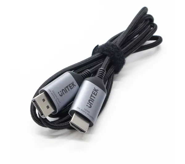 Unitek V1610A01 DisplayPort 1.4 - HDMI 2.1 8K 1,8m Czarny