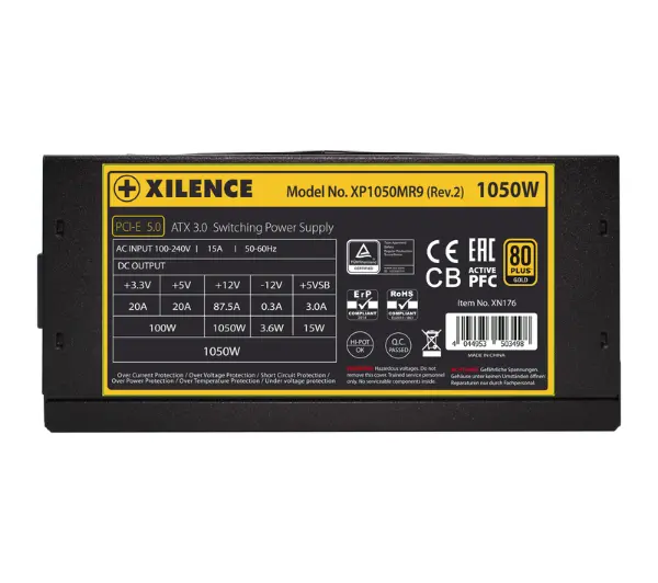 Xilence Performance X+ 1050W 80+ Gold Czarny - Kup na Raty - RRSO 0%