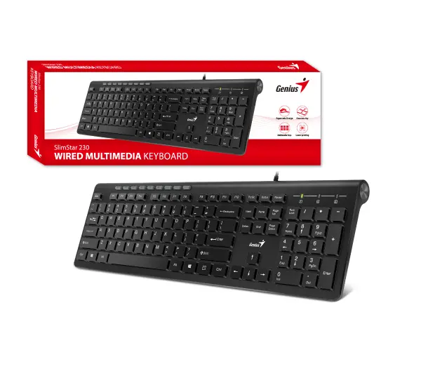 Genius Slimstar 230 II Czarny