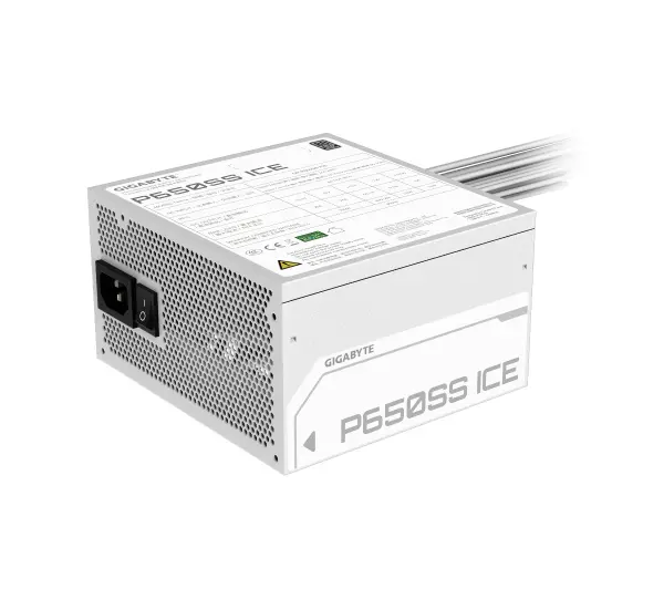 Gigabyte P650SS ICE 650W 80+ Silver Biały