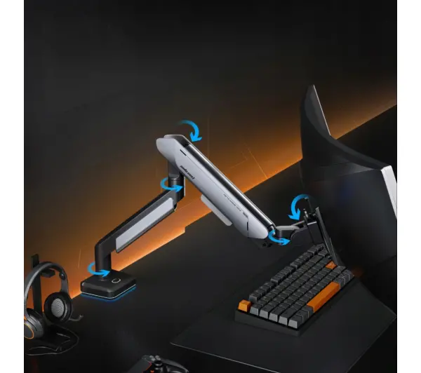 Anda Seat Stealth II PRO od 17" do 42" Max 15kg Biały - Kup na Raty - RRSO 0%