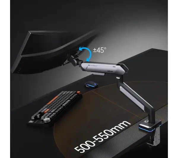 Anda Seat Stealth II PRO od 17" do 42" Max 15kg Biały - Kup na Raty - RRSO 0%