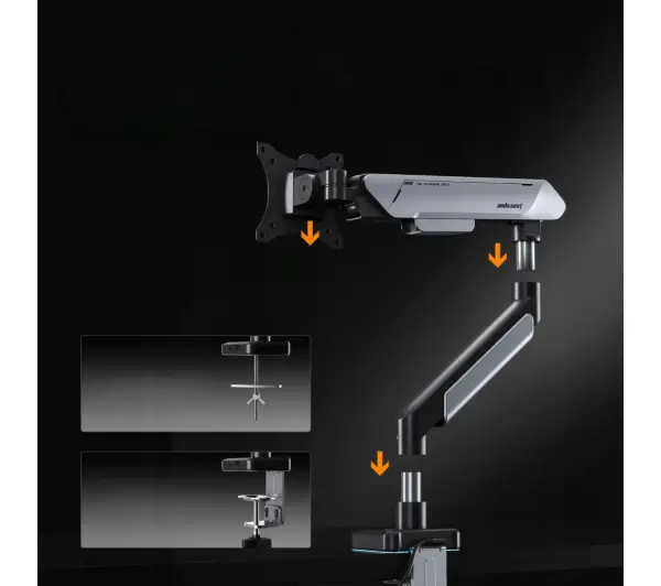 Anda Seat Stealth II PRO od 17" do 42" Max 15kg Biały - Kup na Raty - RRSO 0%