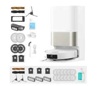 Dreame X50 Ultra Complete Funkcja mopowania Stacja oczyszczająca Tworzenie mapy pomieszczenia Biały - Kup na Raty - RRSO 0%