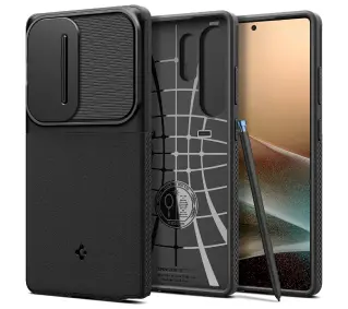 Spigen Optik Armor do Galaxy S25 Ultra Czarny