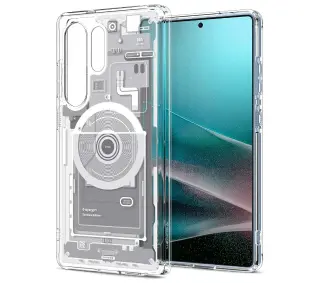 Spigen Ultra Hybrid Mag MagSafe do Galaxy S25 Ultra Biały