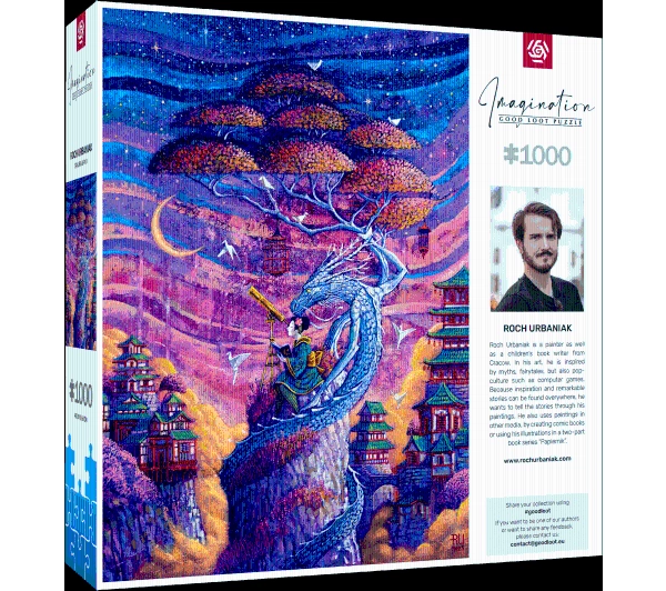 Good Loot Roch Urbaniak Sakura i Ryu / Sakura & Ryu Imagination Puzzle 1000 elementów