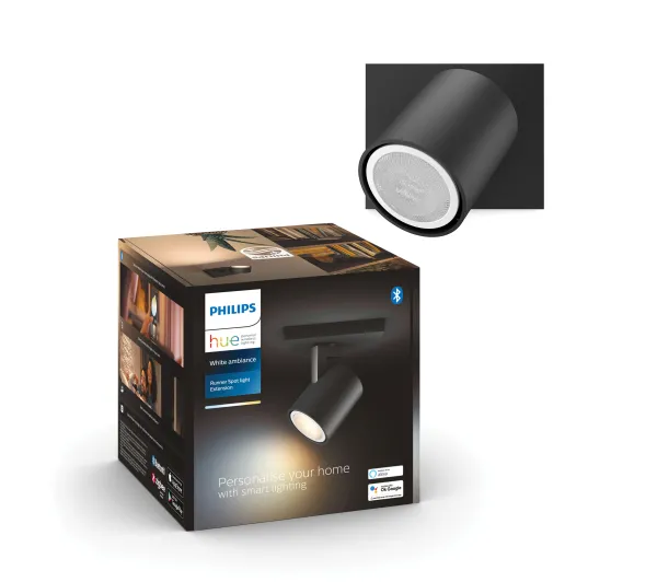 Inteligentne oświetlenie - Philips Hue White Ambiance Runner - moduł przedłużający Czarny