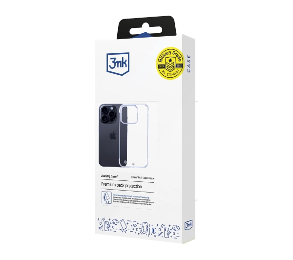 3mk Just20g Clear Case do iPhone 13 Pro Przezroczysty