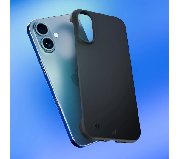 3mk Just20g Clear Case do iPhone 16 Czarny