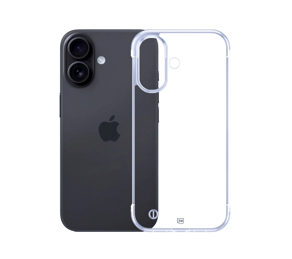 3mk Just20g Clear Case do iPhone 16 Plus Przezroczysty