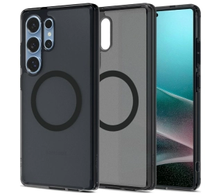 Spigen Ultra Hybrid Mag MagSafe do Galaxy S25 Ultra Czarny