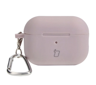 Bizon Silikonowe z karabińczykiem do AirPods Pro 2 Lawendowy