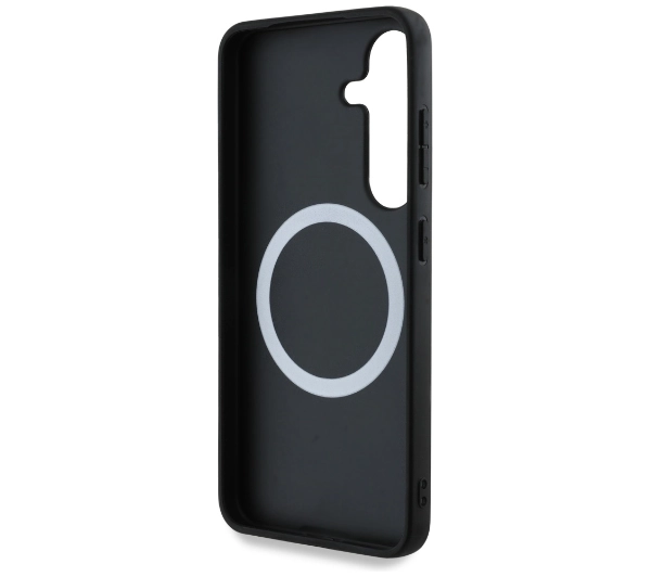 BMW Leather Carbon MagSafe do Galaxy S25 Plus Czarny