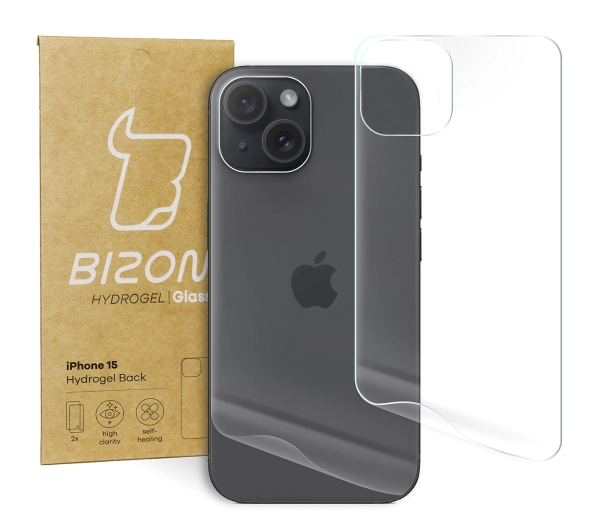 Bizon na tył Hydrogel do Back iPhone 15 2 sztuki