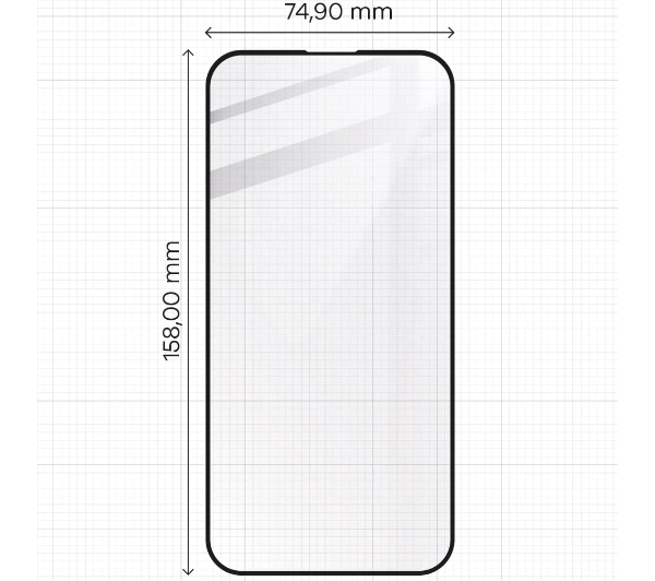 Bizon 2x szkło + szybka na aparat Edge 2 Pack do Apple iPhone 16 Plus