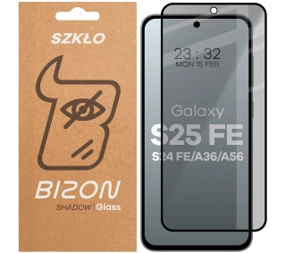 Bizon prywatyzujące pełne Edge Shadow do Galaxy S24 FE/A36 5G/A56 5G Przyciemniane