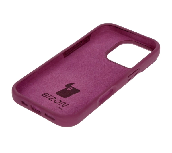 Bizon Silikonowe Soft do iPhone 16 Pro Ciemno-fioletowy