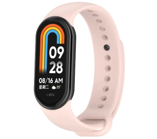 Bizon Strap Watch Dots do Xiaomi Smart Band 9 / 9 NFC / 8 Jasno-różowy