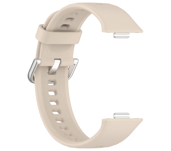 Bizon Strap Watch Silicone Pro SR do Huawei Watch Fit 3 Beżowy