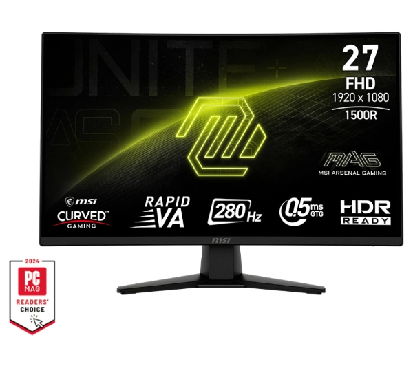 MSI MAG 274CXF 27" Full HD Rapid VA 280Hz 0,5ms Gamingowy