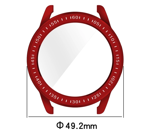 Bizon Felipe do Xiaomi Watch S3 47mm Czerwone