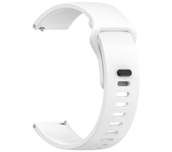 Bizon Strap Watch Silicone Pro H QuickRelease 22mm Biały