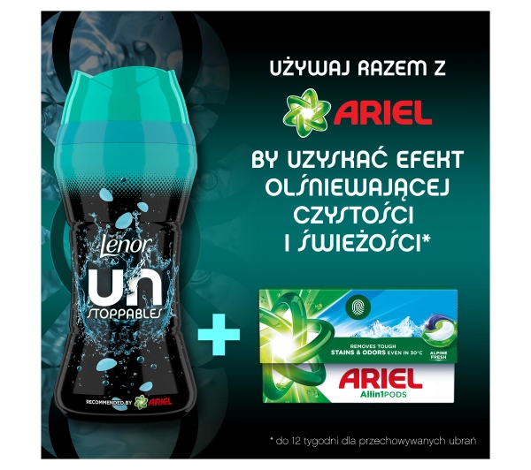 Lenor Perełki Unstoppables Fresh 195g